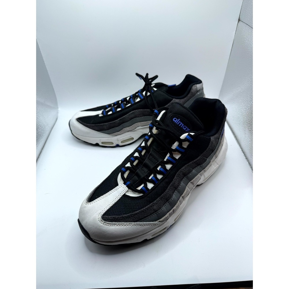 Nike Air Max 95 DH4754-001 Mens 8.5 Sneaker Black Medium Blue Mesh Running Shoes